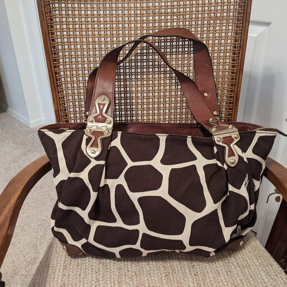 Michael Kors Animal print cloth purse